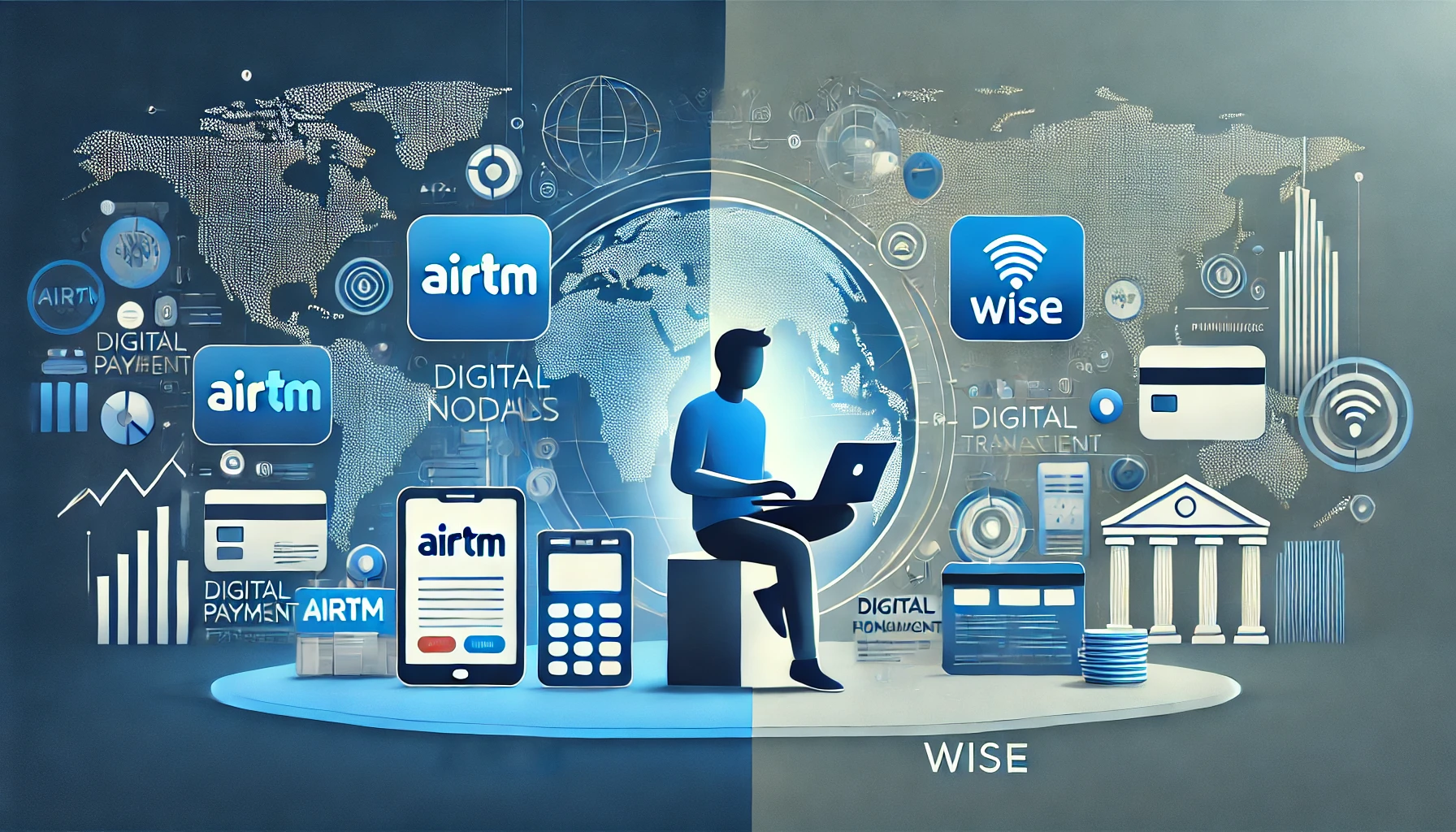 Airtm vs Wise comparison for freelancers and digital nomads in 2025